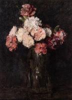 Fantin-Latour, Henri - Carnations in a Champagne Glass